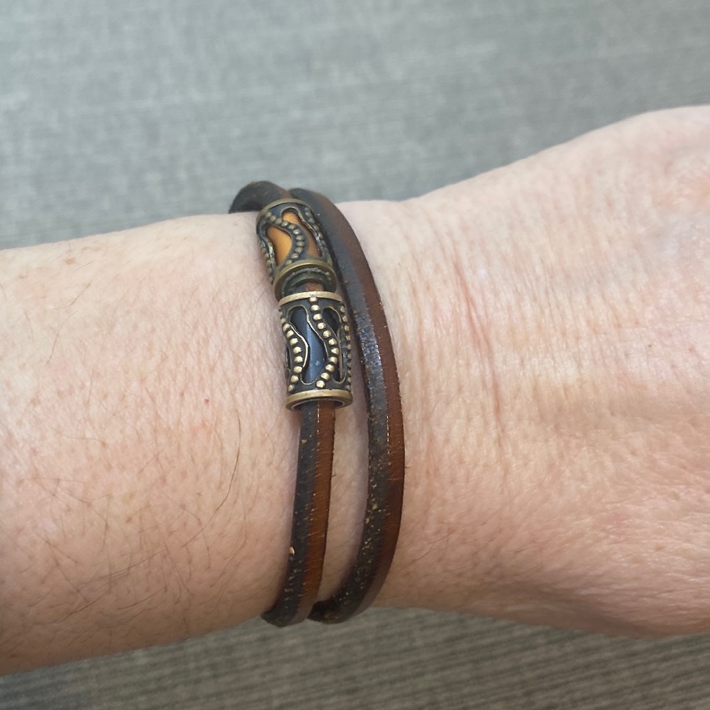 Unisex Leather Bracelet / Neclace